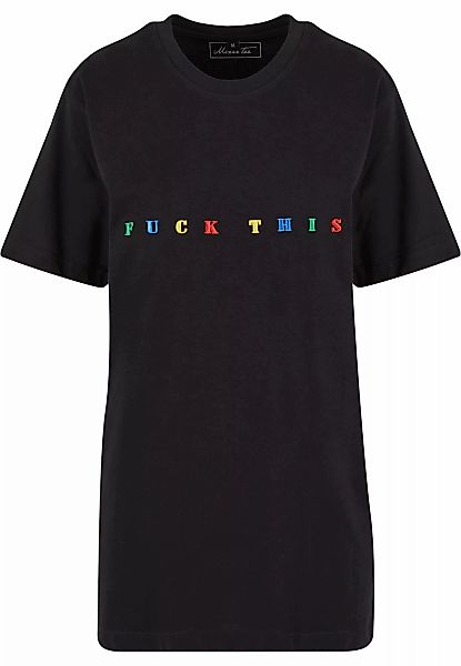 MisterTee Kurzarmshirt "MisterTee Damen Le Papillon Oversize Tee", (1 tlg.) günstig online kaufen
