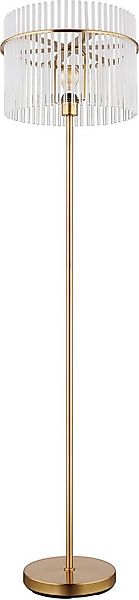 GLOBO LIGHTING Stehlampe GORLEY, ohne Leuchtmittel, Fußtrittschalter im Kab günstig online kaufen