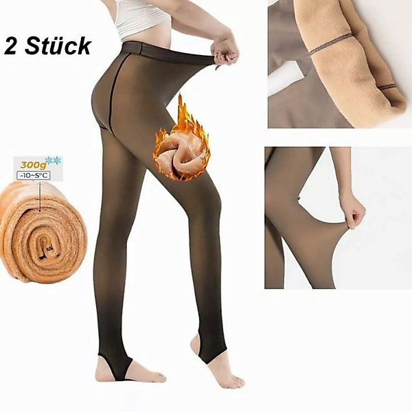 HEAT BOOSTER Thermoleggings 2 x HEAT BOOSTER Damen Fleece Winter Thermo Leg günstig online kaufen