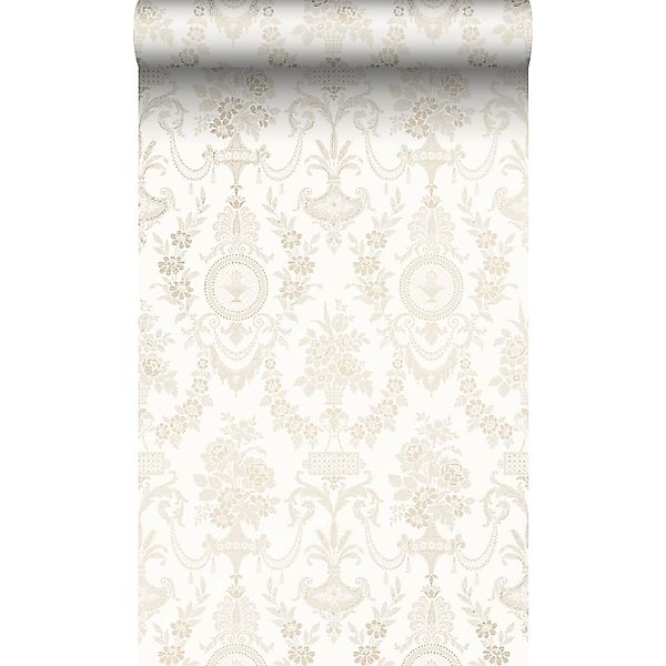 Origin Wallcoverings Tapete Ornamente Weiß 53 cm x 10,05 m 326134 günstig online kaufen