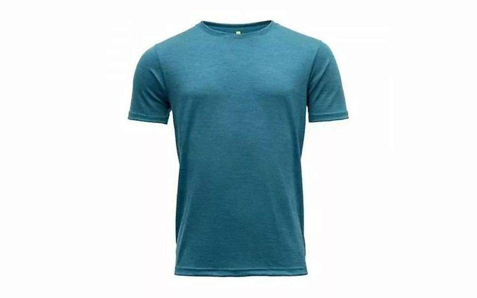 Devold Kurzarmshirt Eika - Herren T-Shirt - blau meliert günstig online kaufen