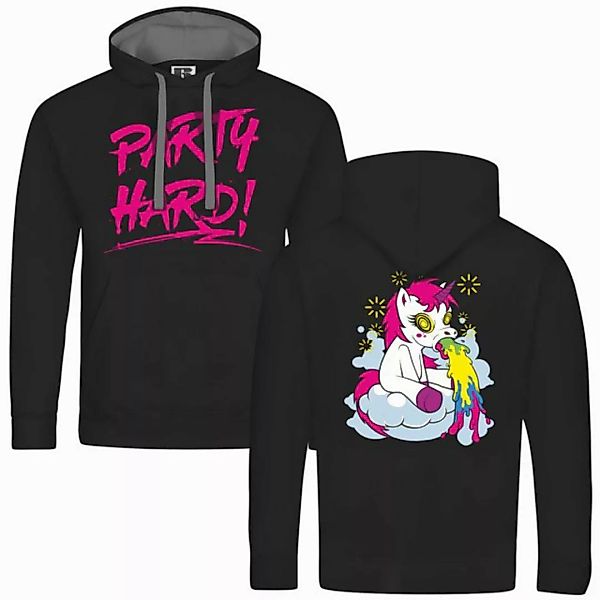 deinshirt Kapuzenpullover Herren Kapuzenpullover PARTY Einhorn Mit Print Mo günstig online kaufen