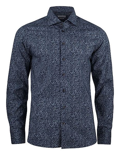 HarvestFrost Langarmhemd Indigo Bow 37 Slim günstig online kaufen