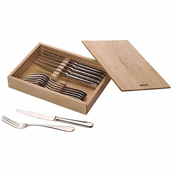 Villeroy & Boch Besteck-Set »Steakbesteck Oscar 12er Set silber« günstig online kaufen
