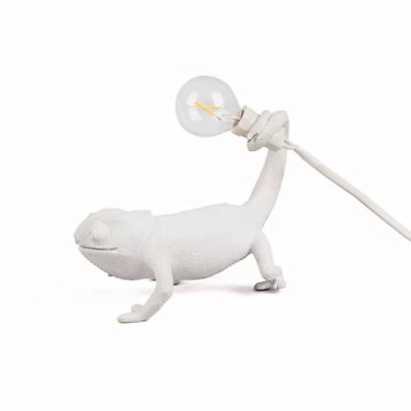 Tischleuchte Chameleon Still plastikmaterial weiß / Kunstharz - Seletti - W günstig online kaufen