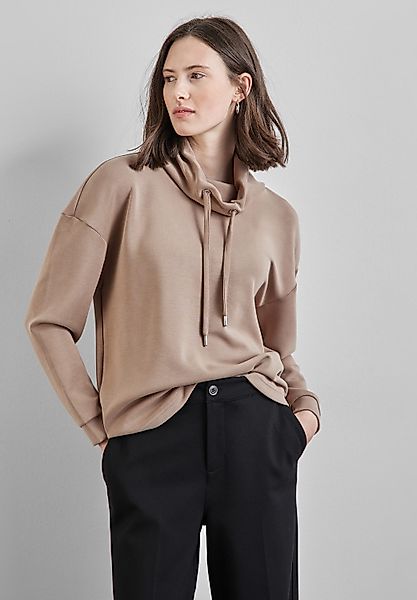 STREET ONE Langarmshirt mit Tunnelzugband am günstig online kaufen