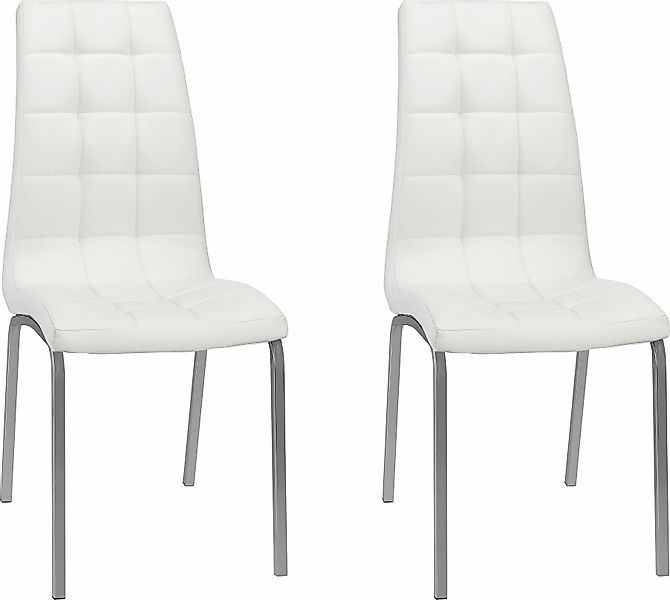 INOSIGN 4-Fußstuhl "Lila" (Set) 2 Stk.(2 Stück) Bezug in Kunstleder, verchr günstig online kaufen