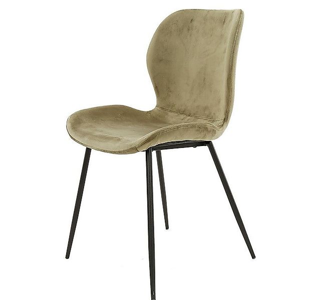 Vintagehaus Esszimmerstuhl Retro Esszimmerstuhl Velvet Samt günstig online kaufen