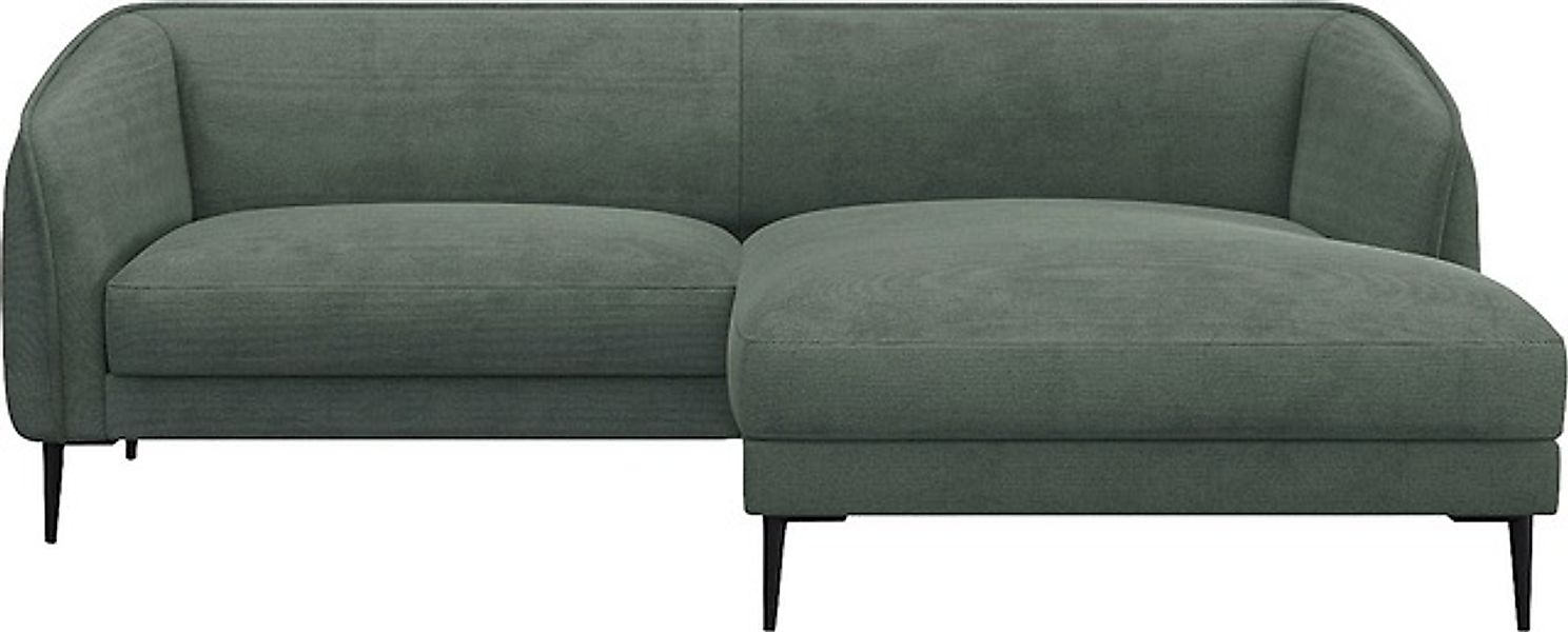 FLEXLUX Ecksofa »Belle Designsofa, bequem durch Kaltschaum im Sitz«, Skandi günstig online kaufen