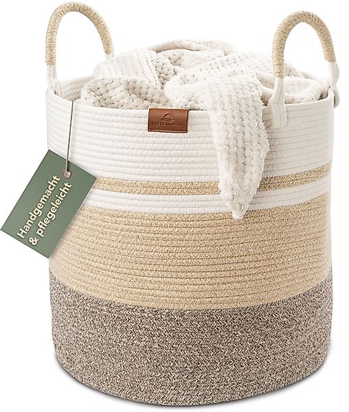 WIESEN.design Wäschekorb EMILIA Ø46xH48 cm 80L, günstig online kaufen