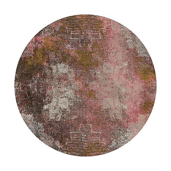 Moooi Carpets - Erosion Rosegold Teppich - bunt/Ø250cm günstig online kaufen