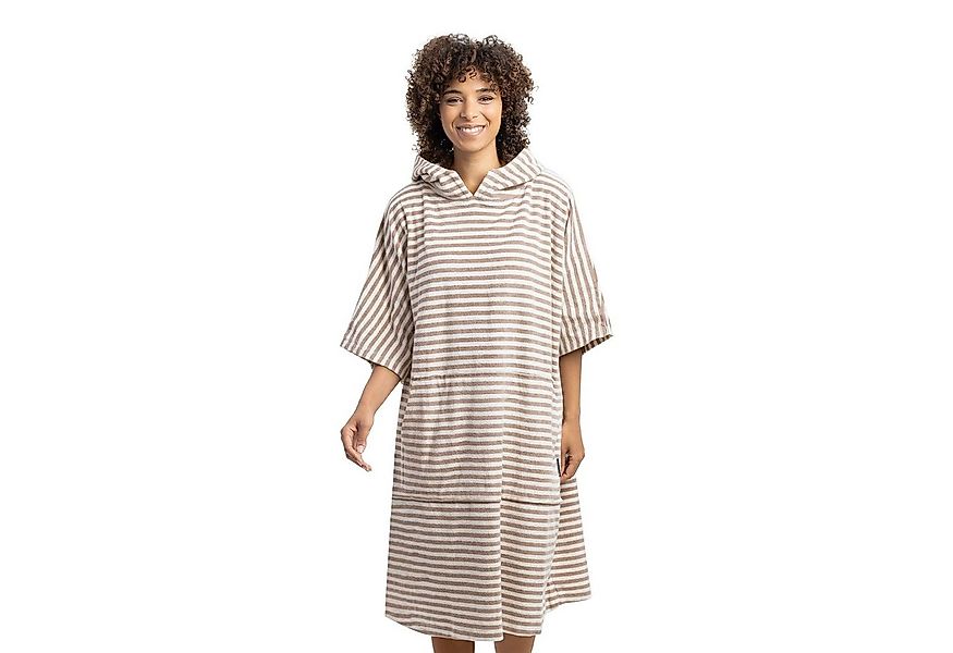 HOMELEVEL Bademantel Badeponcho Unisex aus 100% Baumwolle für Erwachsene mi günstig online kaufen