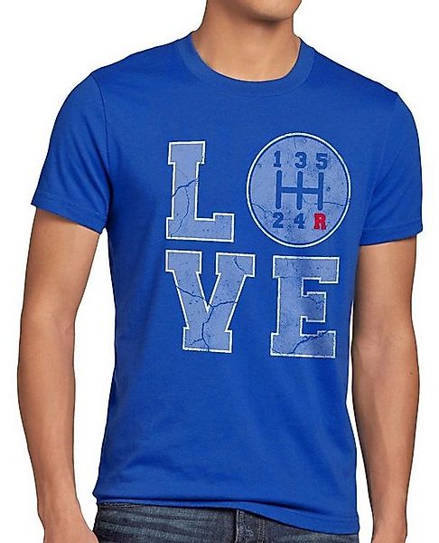 style3 Print-Shirt Herren T-Shirt Love Gear Auto Gänge Tuner Top Motor Tuni günstig online kaufen