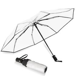 Coonoor Taschenregenschirm Vollautomatischer transparenter Regenschirm, tra günstig online kaufen