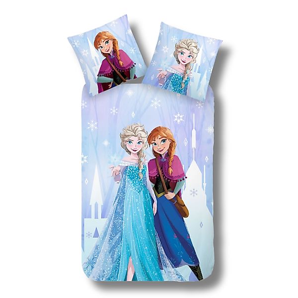MTOnlinehandel Kinderbettwäsche "Snowflake" Renforcé in 135x200+80x80 günstig online kaufen