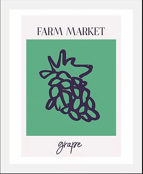 queence Bild "Grape", (1 St.), gerahmt günstig online kaufen