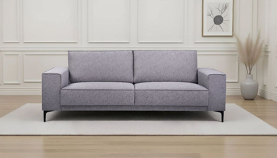 OTTO home 3-Sitzer 3er Sofa Oland, Struktur, Flachgewebe, Luxus-Microfaser, günstig online kaufen