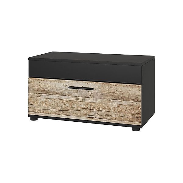 Vicco Bücherregal Berno, Schwarz/Sandeiche, 70.8 x günstig online kaufen