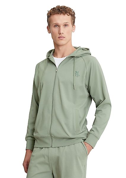 Marc O'Polo Sweatjacke mit großzügiger Kapuze günstig online kaufen