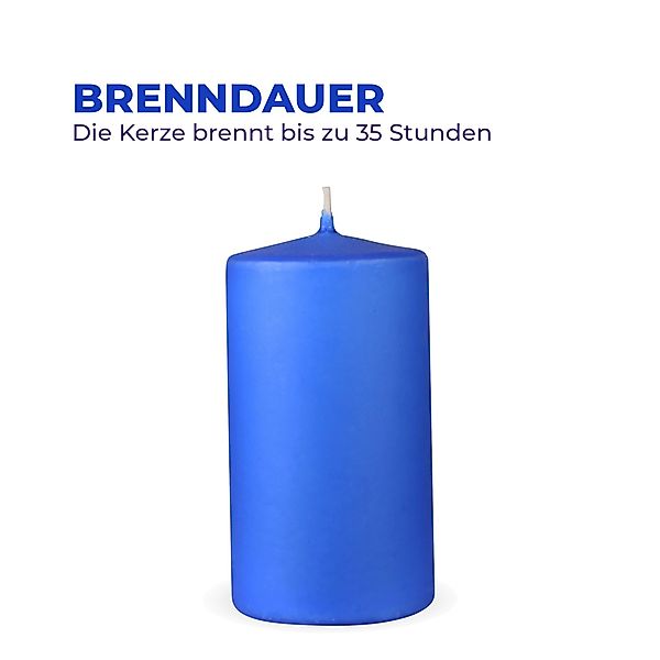 HS Candle Stumpenkerze Säulenkerze Ø7cm (4-tlg), günstig online kaufen