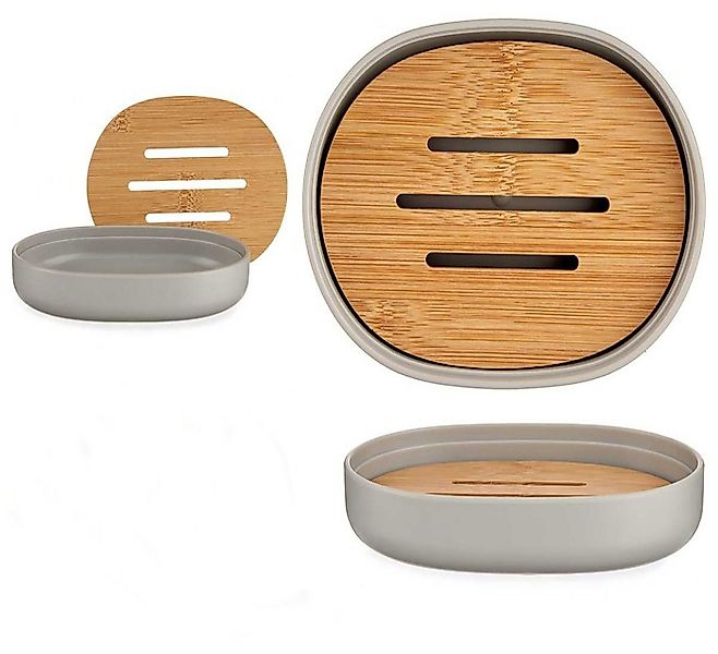 emeco Seifenschale Seifenablage Naturholz Bambus Seifenschale Seifenaufbewa günstig online kaufen
