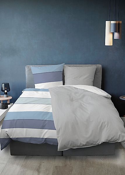 Biberna Bettwäsche Antonia, Mako-Satin, 2 teilig, günstig online kaufen