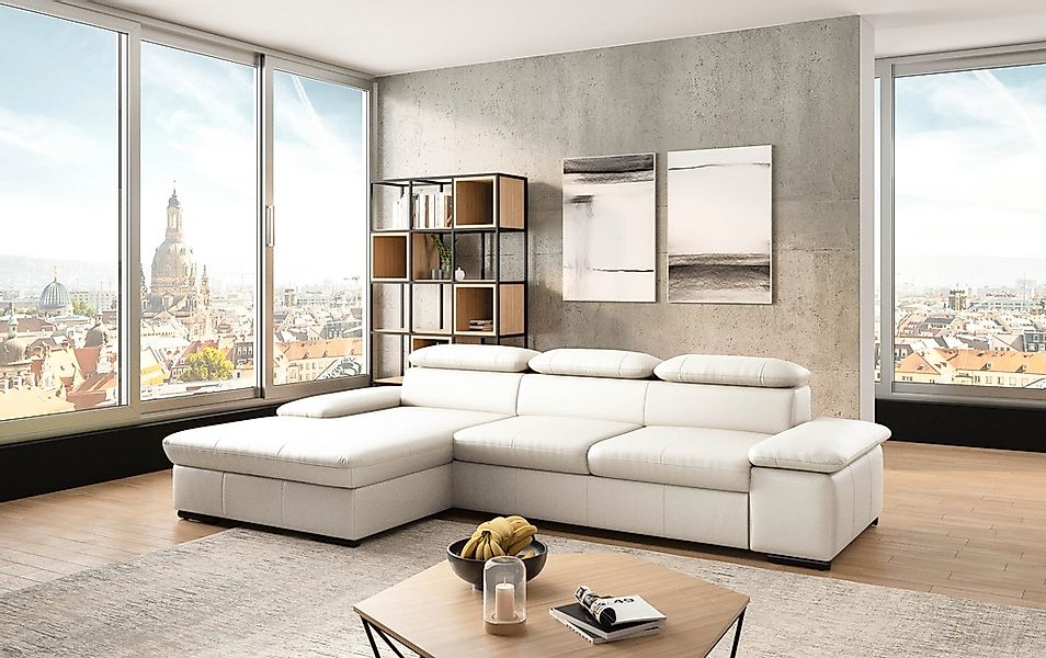 sit&more Ecksofa »Alcudia L-Form« wahlweise mit Bettfunktion günstig online kaufen