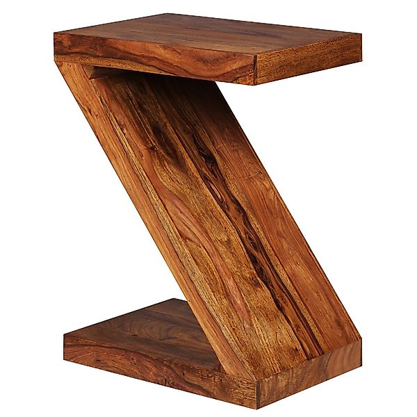 FINEBUY Beistelltisch SuVa1470_1 (MUMBAI Massivholz 59 günstig online kaufen