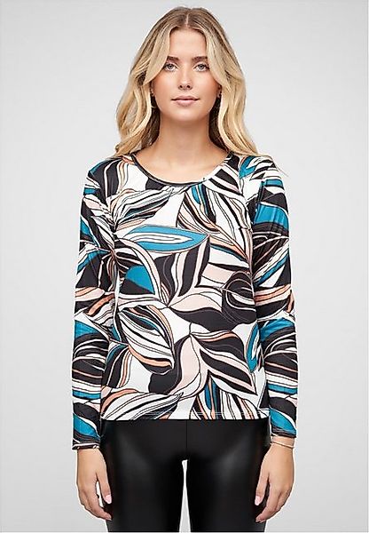 CLOUD 5IVE Longsleeve "CLOUD 5IVE Langarm Top mit Blätter Print", (1 tlg.) günstig online kaufen