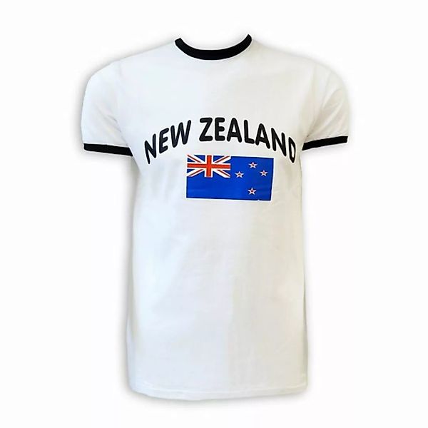 Sonia Originelli T-Shirt Fan-Shirt "New Zealand" Unisex Fußball WM EM Herre günstig online kaufen