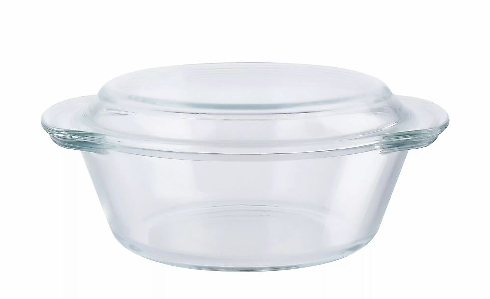 KHG Auflaufform mit Deckel 1 0 l   ¦ transparent/klar ¦ Glas ¦ Maße (cm): B günstig online kaufen
