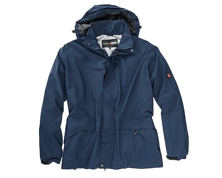 marc & mark Regenjacke Marc&Mark Übergrößen Funktions-Regenjacke Luzern bla günstig online kaufen