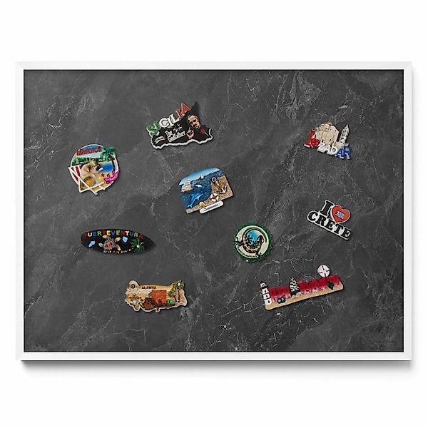 Tulup Magnettafel Magnetboard für die Wand mit Motiv Dunkle Steinstruktur 8 günstig online kaufen