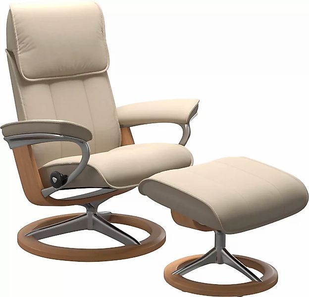 Stressless Fußhocker "Admiral", mit Signature Base, Gestell Eiche günstig online kaufen