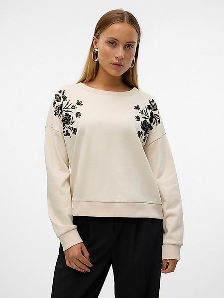 Vero Moda Sweater VMHELEN TRINA LS SWEAT BOX JRS GA mit Blumenprint günstig online kaufen