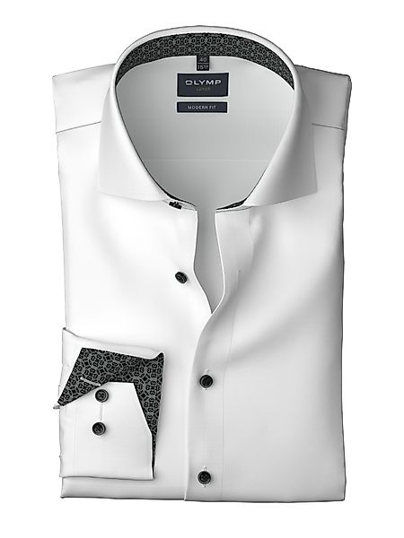 OLYMP Langarmhemd Luxor modern fit Global-Kentkragen, günstig online kaufen