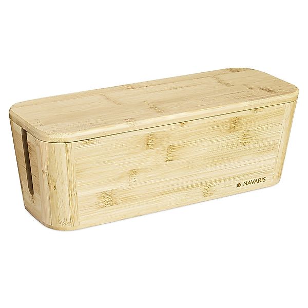 Navaris Aufbewahrungsbox Bambus mit Deckel - günstig online kaufen