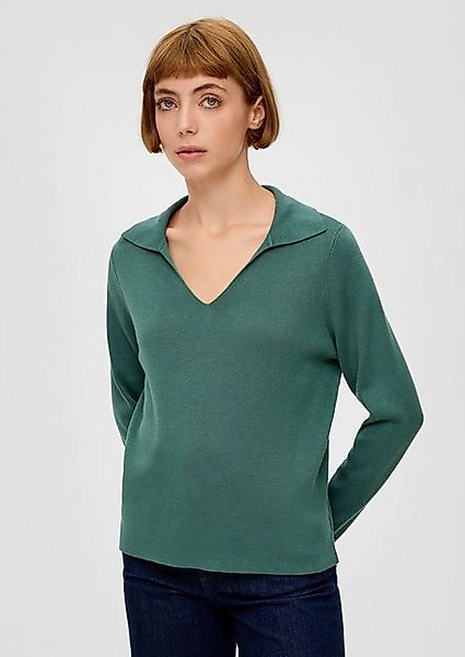 s.Oliver Strickpullover, mit Streifen-Muster günstig online kaufen