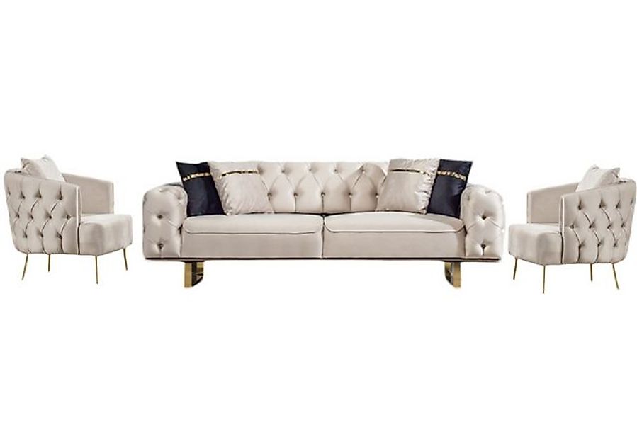 Villa Möbel Polstergarnitur Roma, (Set, 3-tlg), günstig online kaufen