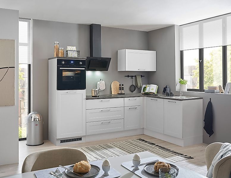 BASIC by Balculina Winkelküche "Marsi", Stellmaße 260x175 cm, wahlweise E-G günstig online kaufen