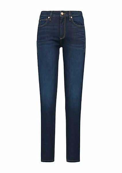 QS Stoffhose Jeans Sadie / Skinny Fit / Mid Rise / Skinny Leg Schmuck-Detai günstig online kaufen