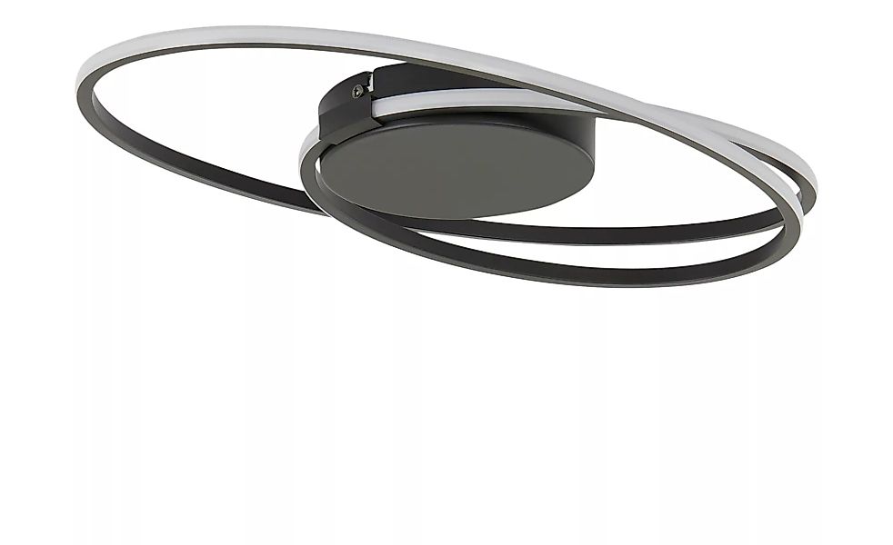 Wofi LED-Deckenleuchte, schwarz ´klein´ - schwarz - 50 cm - 3,8 cm - Lampen günstig online kaufen