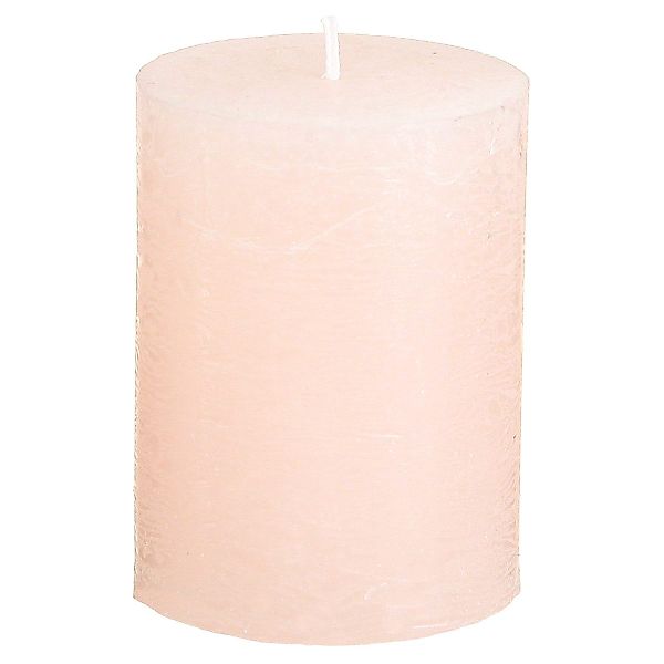 Viana Stumpenkerze Durchgefärbte Rosa Stumpenkerzen Hellrosa günstig online kaufen