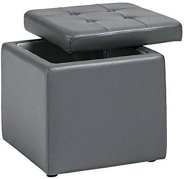 Home affaire Sitzwürfel 1 Stk. tlg. mit gepolstertem Deckel günstig online kaufen