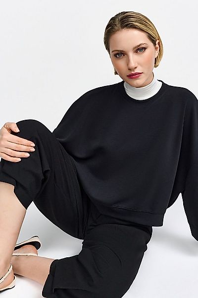 RICHROYAL Sweatshirt Tencel peached Shirt modische Kurzarmsweatshirt günstig online kaufen