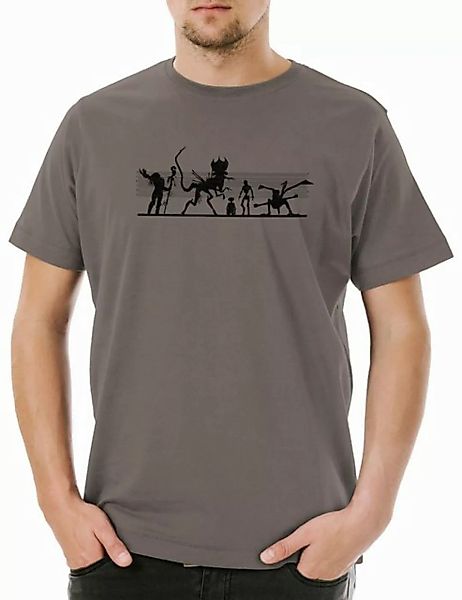 Urban Backwoods Print-Shirt Alien Suspects Herren T-Shirt Predator Fun Dist günstig online kaufen