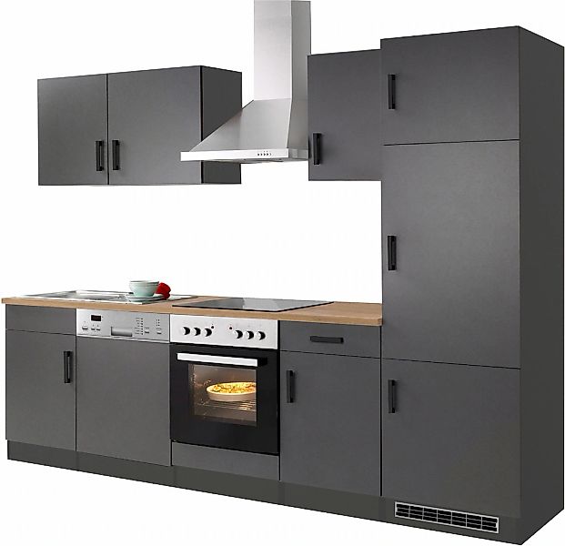 KOCHSTATION Küchenzeile "KS-Toronto", Breite 280 cm, mit E-Geräten günstig online kaufen