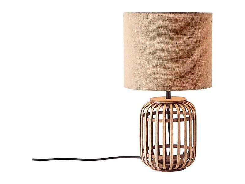 Brilliant Tischleuchte Woodrow, ohne Leuchtmittel, Nature Stil, 42,5 cm Höh günstig online kaufen