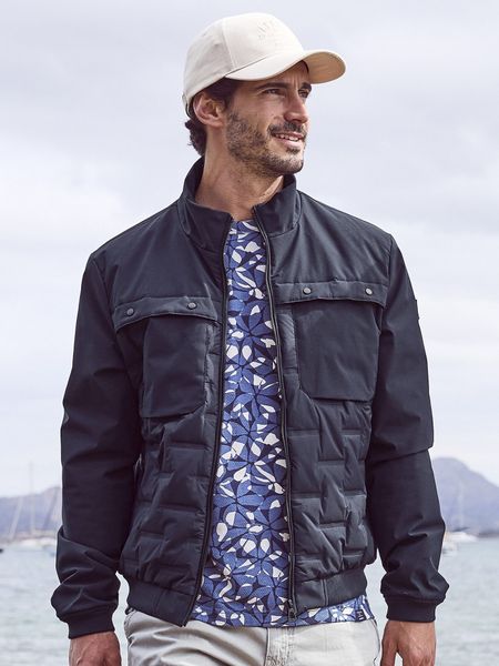 LERROS Steppjacke "LERROS Sportiver Blouson, gesteppt" ohne Kapuze Wasser- günstig online kaufen