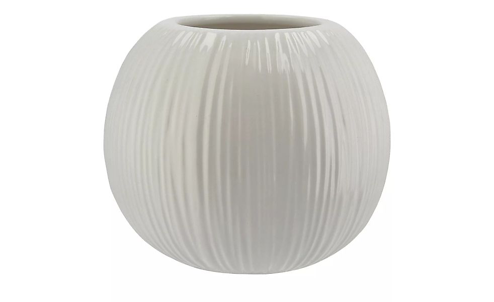 Vase - weiß - Keramik - 13 cm - Dekoration > Vasen - Möbel Kraft günstig online kaufen